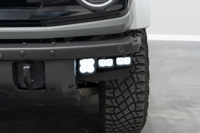 Diode Dynamics 2021 Ford Bronco Stage Series Fog Pocket Kit - Yellow Pro - DD7181