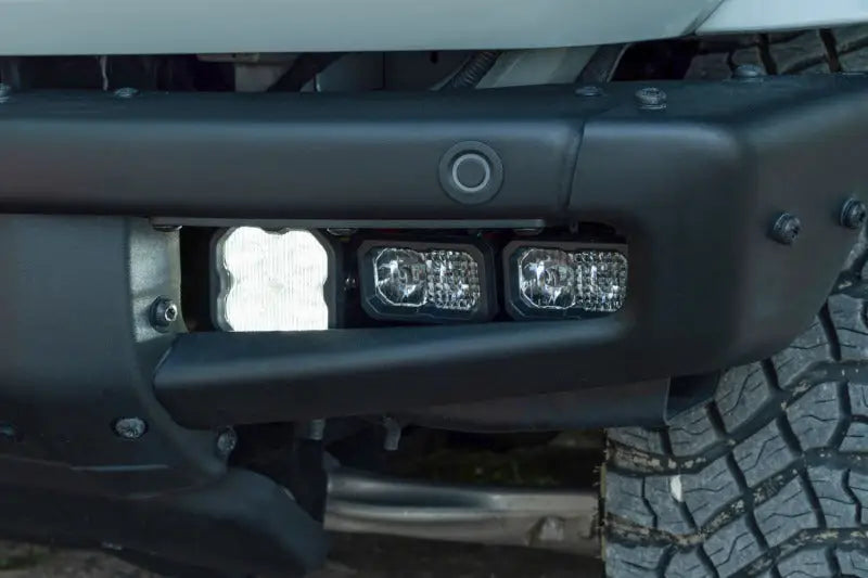 Diode Dynamics 21-Up Ford Bronco Stage Series Fog Pocket Kit - Yellow Sport - DD7179