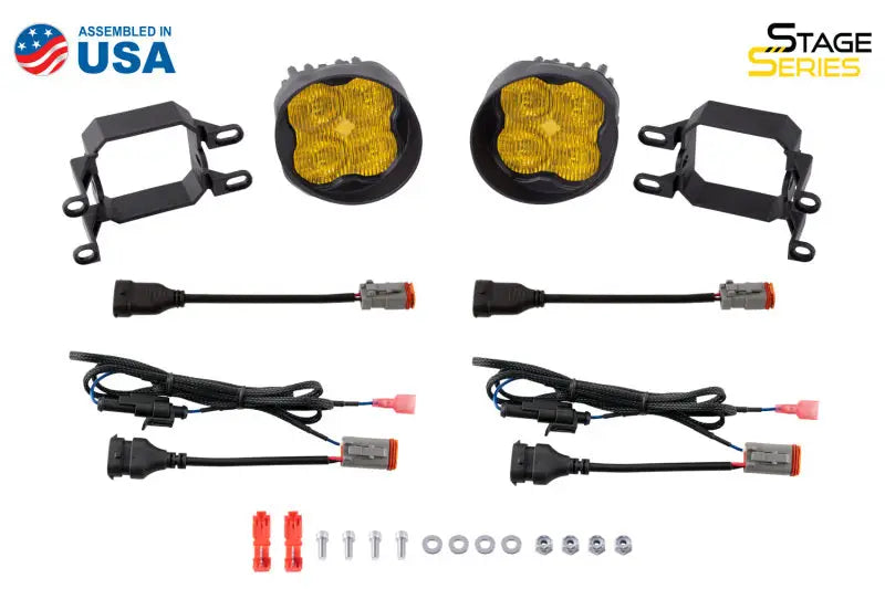 Diode Dynamics SS3 LED Pod Max Type B Kit - White SAE Fog - DD6686