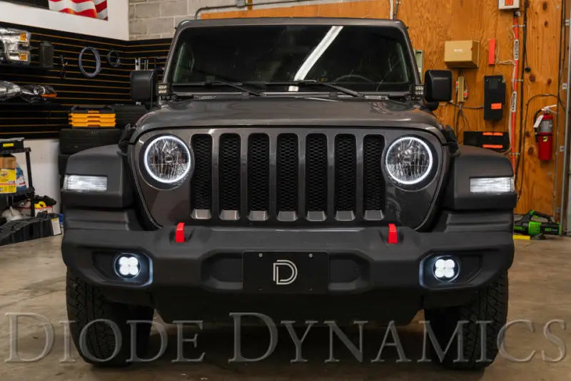 Diode Dynamics SS3 Type MS LED Fog Light Kit Pro - Yellow SAE Fog - DD6581