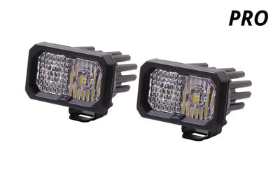 Diode Dynamics Stage Series 2 In LED Pod Pro - White Combo Standard ABL (Pair) - DD6409P