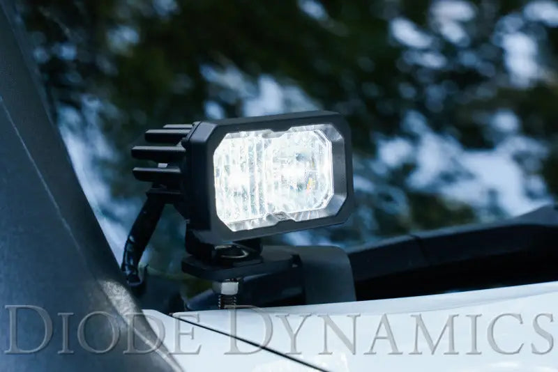 Diode Dynamics Stage Series 2 In LED Pod Sport - White Flood Standard ABL (Pair) - DD6393P