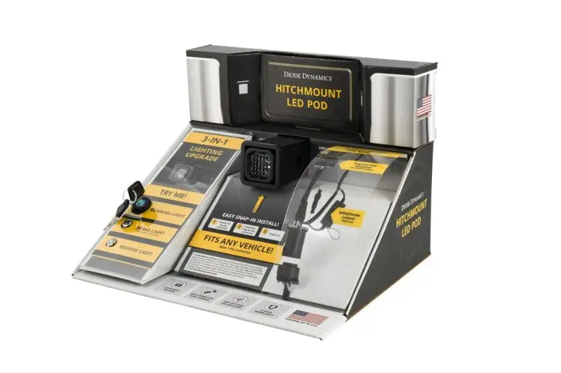 Diode Dynamics Stage Series HitchMount POP Countertop Display - Lights
