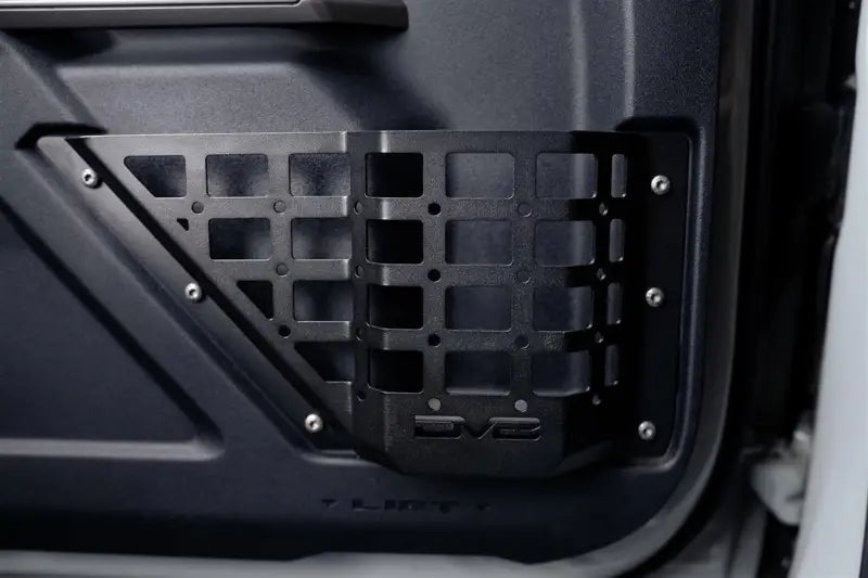 Door Panel Molle Style; Powder Coated; Black; Steel; Set Of 2 - Truck & Automotive