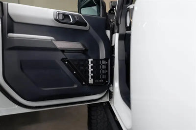 Door Panel Molle Style; Powder Coated; Black; Steel; Set Of 2 - Truck & Automotive