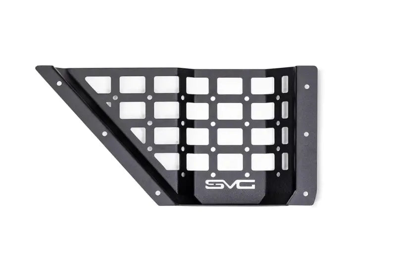 Door Panel Molle Style; Powder Coated; Black; Steel; Set Of 2 - Truck & Automotive