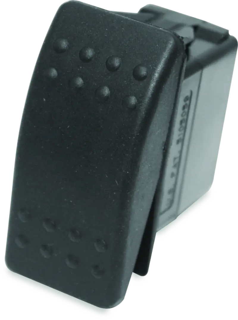 Black dragonfire racing lighted switch with tactile bumps for fan on/off control