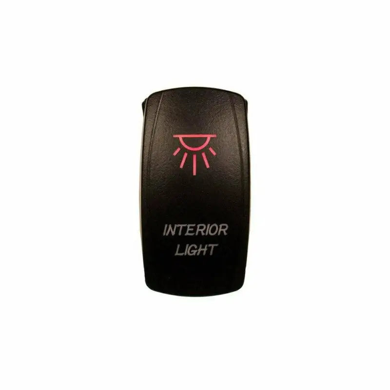 Black interior light switch from DragonFire Racing Lighted series for racing lighted setups