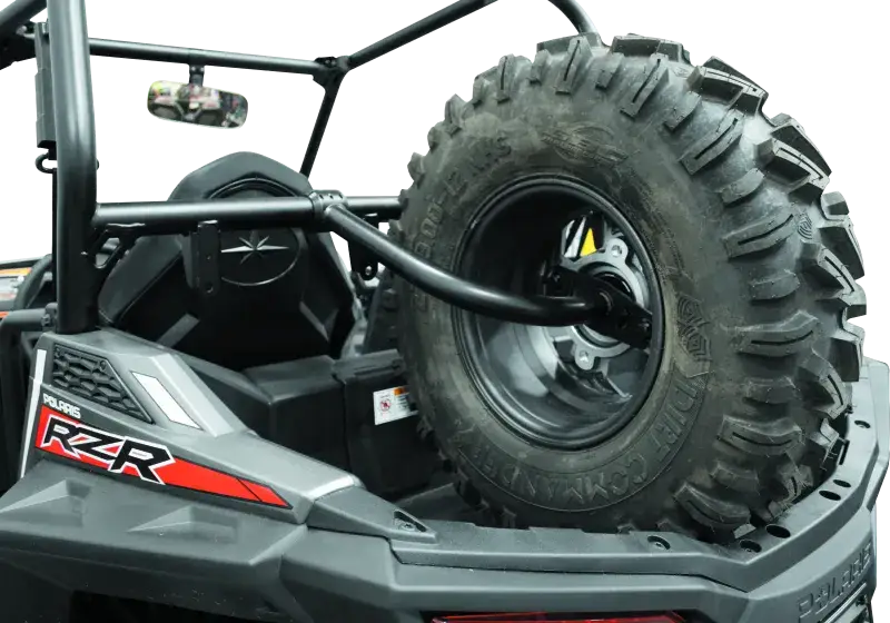 DragonFire Racing Spare Tire Carrier - Fits RZR S 900 15-22 - RV and Auto Parts