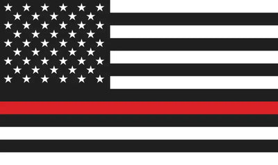 Thin red line American flag DragonFire Racing whip flag for DragonFire Racing whip