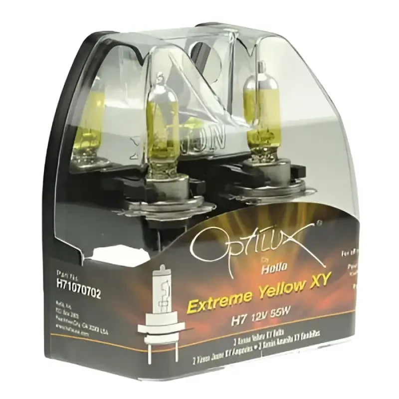 Driving/ Fog Light Bulb H11; Halogen; 55 Watt; Low Beam; Yellow; 12 Volt; Set of 2 - Truck & Automotive