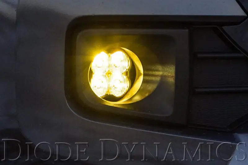 Driving/ Fog Light LED Bulb; White Luxeon Z ES 3 Inch Round; 14.5 Watt Bulbs; 1.1 AMP Draw At 12.8 Volt; SAE Fog/ Wide