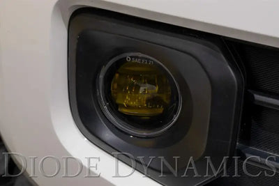 Driving/ Fog Light LED Bulb; Yellow Bulbs; 3.6 Inch Round; OEM-Grade Replacement; 15 Watt Bulbs Amp Draw 1.2 AMP