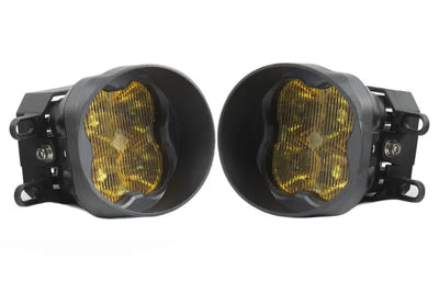 Driving/ Fog Light LED Bulb; Yellow Luxeon Z ES 3 Inch Round; 14.5 Watt Bulbs; 1.1 AMP Draw At 12.8 Volt; SAE Fog/Wide