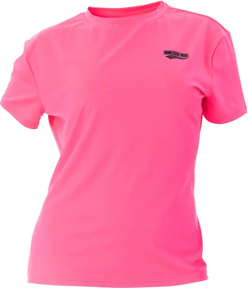 Dsg Casual Logo Tee Fluorescent Pink 2xs - DSG
