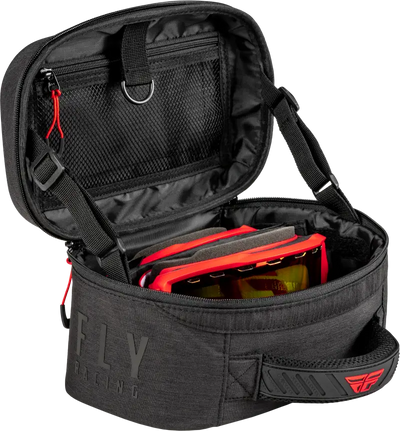 Dual Goggle Case Black - Powersports