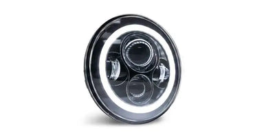 DV8 Offroad 07-18 Jeep Wrangler JK LED Projector Headlights w/ Angel Eyes 