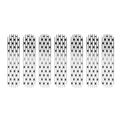 DV8 Offroad 2007-2018 Jeep JK Polished Grille Inserts - Bumpers