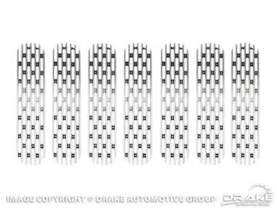 DV8 Offroad 2007-2018 Jeep JK Polished Grille Inserts - Bumpers
