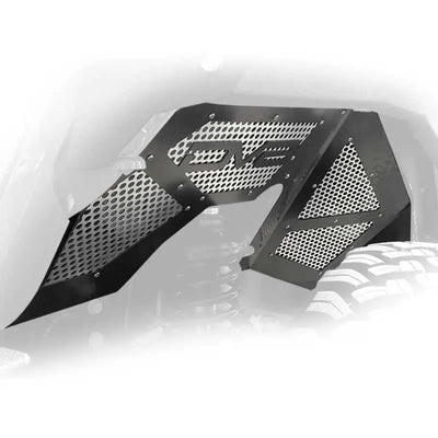 DV8 Offroad 2018+ Jeep Wrangler JL Front Inner Fenders - Black 