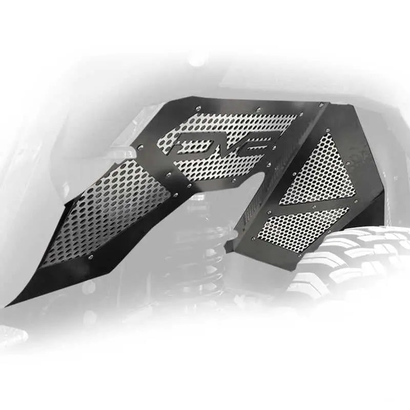 DV8 Offroad 2018+ Jeep Wrangler JL Front Inner Fenders - Black 