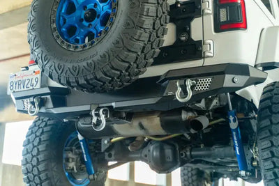 DV8 Offroad 2018 Jeep Wrangler JL MTO Series Rear Bumper w/ Optional Tire Carrier - Bumpers