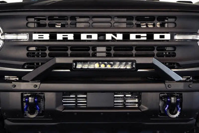 DV8 Offroad 21-22 Ford Bronco Factory Modular Front Bumper Bull Bar - Truck & Automotive