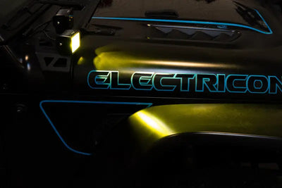 DV8 Offroad 3in Elite Series LED Amber Pod Light - Truck & Automotive