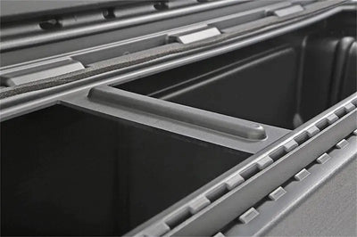 Dee Zee DZ6170P tool box crossover with gray plastic segmented bin