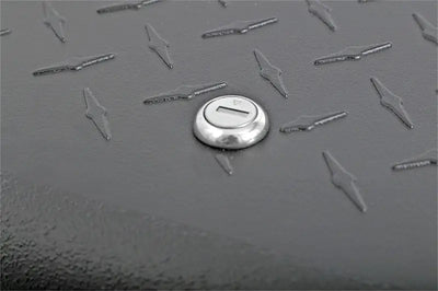 Dee Zee DZ6170P tool box silver lock with keyhole on diamond plate