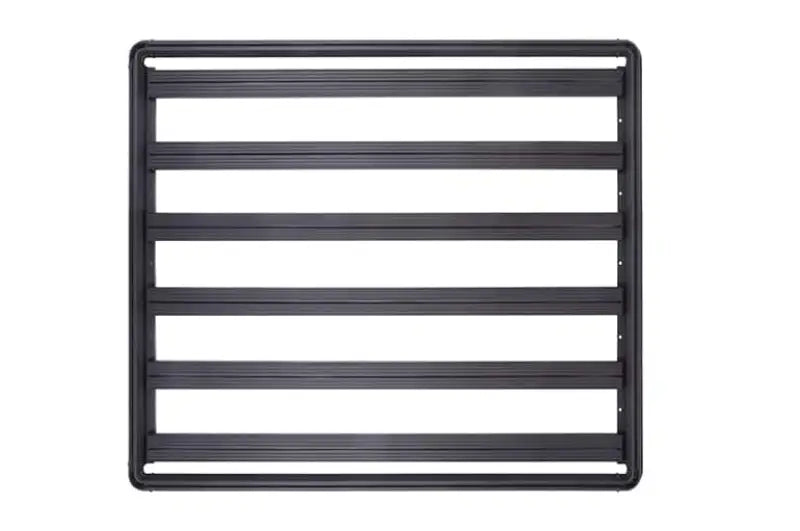 Black metal roof rack on dz7357049hp dee zee DZ7357049HP Dee Zee platform in action