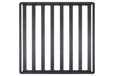 Black metal roof rack on DZ7365065HP Dee Zee +Hex Platform 65x65 for trucks