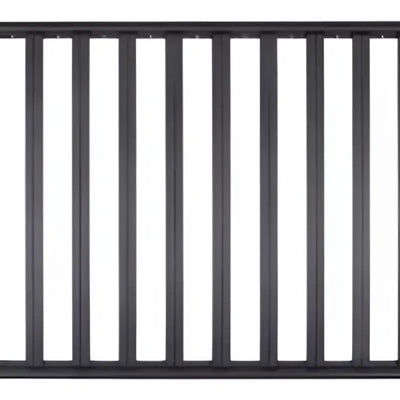 Black metal roof rack on dz7365081hp dee zee Dee Zee platform for trucks