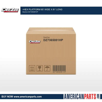 Cardboard box on DZ7365081HP Dee Zee Hex Platform 65x81 for DZ7365081HP