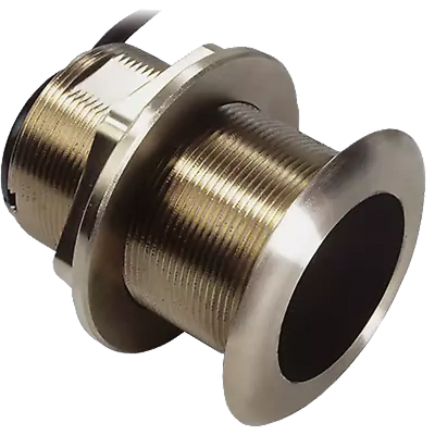 Threaded metal cylinder with flange for E66086 Raymarine 50/200Khz Low-Profile Transducer