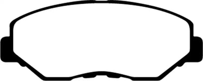 Brake pads silhouette with thermic black coating for Honda CR-V front brake pads
