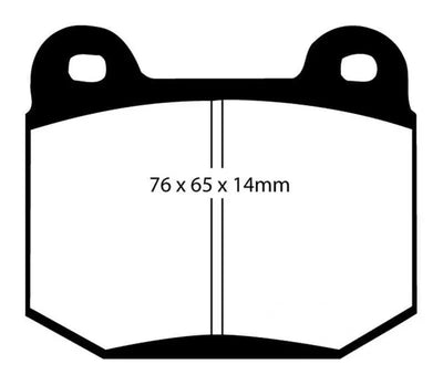 EBC 03-04 Infiniti G35 3.5 (Manual) (Brembo) Bluestuff Rear Brake Pads 