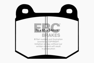 EBC 03-04 Infiniti G35 3.5 (Manual) (Brembo) Ultimax2 Rear Brake Pads - Truck & Automotive
