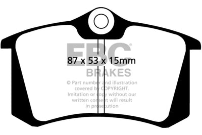 EBC 04-06 Audi TT Quattro 3.2 Bluestuff Rear Brake Pads - Truck & Automotive