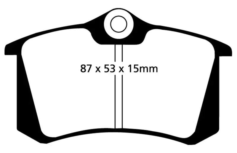 EBC 04-06 Audi TT Quattro 3.2 Bluestuff Rear Brake Pads - Truck & Automotive