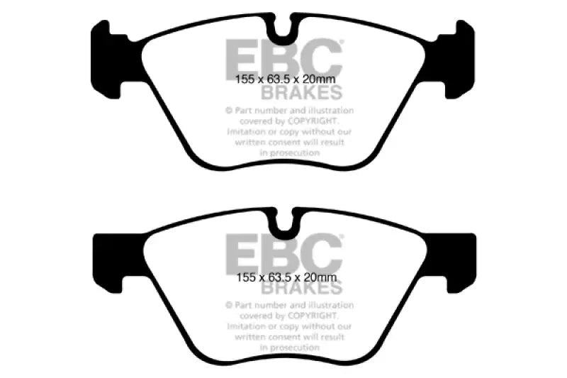 EBC 08-10 BMW 128 3.0 Yellowstuff Front Brake Pads - DP41600R