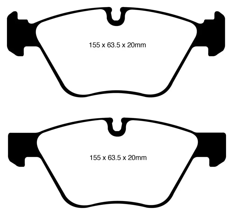 EBC 08-10 BMW 128 3.0 Yellowstuff Front Brake Pads - DP41600R