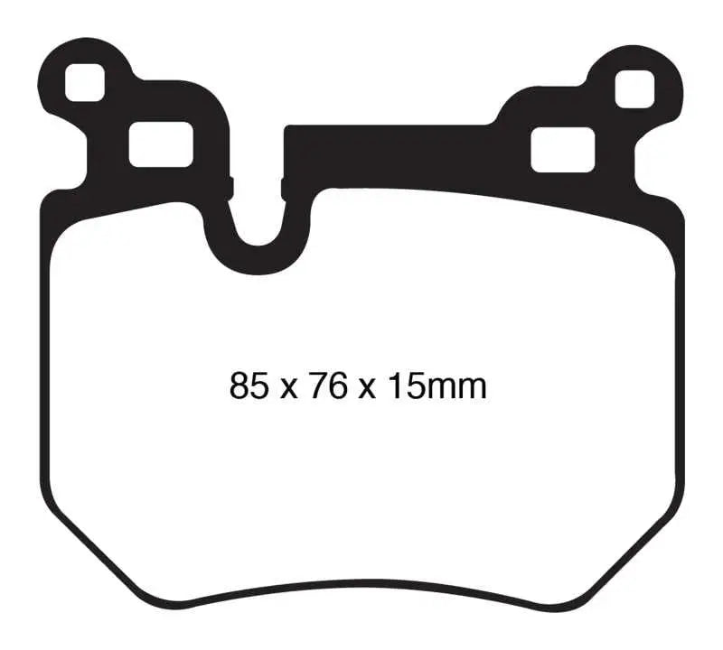 EBC EBC 08-10 BMW 135 3.0 Twin Turbo Redstuff Rear Brake Pads