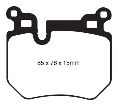 EBC 08-10 BMW 135 3.0 Twin Turbo Redstuff Rear Brake Pads 