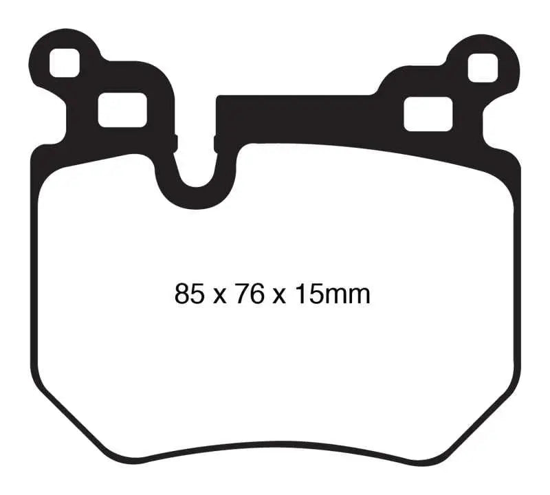 EBC 08-10 BMW 135 3.0 Twin Turbo Redstuff Rear Brake Pads 