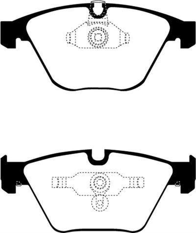 EBC 08-10 BMW M3 4.0 (E90) Yellowstuff Front Brake Pads 