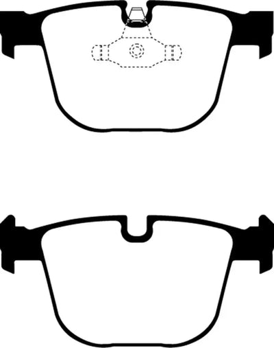 EBC 08-10 BMW M3 4.0 (E90) Yellowstuff Rear Brake Pads 