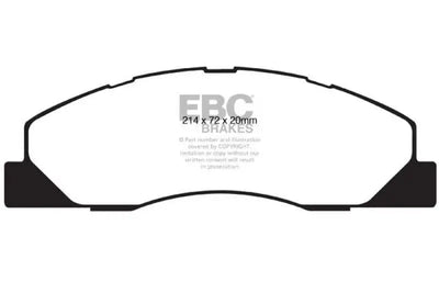 EBC 09-11 Dodge Ram 2500 Pick-up 5.7 2WD/4WD Greenstuff Front Brake Pads 