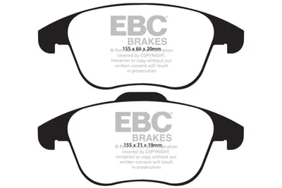 EBC 15 and up Audi Q3 2.0 Turbo Ultimax2 Front Brake Pads - Truck & Automotive