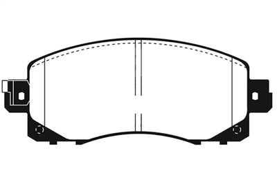 EBC 18 + Subaru Crosstrek 2 Ultimax Front Brake Pads - Truck & Automotive